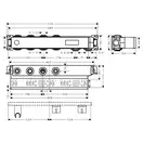 HANSGROHE Скрытая часть для RainSelect, с 2 кнопками (15310180) фото 2 Aquada.com.ua