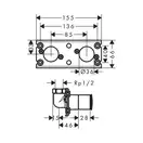 Hansgrohe Rainfinity 360 Скрытая часть для душа (26840180)