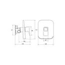 Смеситель скрытого монтажа ванна/душ для R-box Ravak 10° (X070070) фото 2 Aquada.com.ua