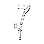 Hansgrohe Croma Select E Душевой набор, белый/хром (26412400)