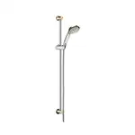 Душовий набір Hansgrohe Raindance Classic 100 3jet, chrome / gold optic (27841090)
