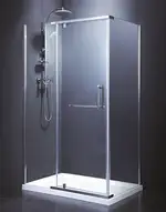 Devit Comfort Душова кабіна 1000x1000, прозора, нерж. сталь (FEN2223)