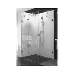 Душевая кабина Ravak Brilliant BSDPS-90/90 L хром+transparent (0UL77A00Z1)