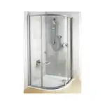 Душевая кабина Ravak Pivot (профиль - сатин; стекло - Transparent (прозрачный)) PSKK3-80, h=1900 мм (37644U00Z1)