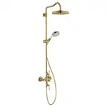 Душевая система с термостатом Axor Montreux Showerpipe (цвет - матовая латунь) (16572950)