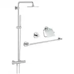 Комплект Grohe душевая система Euphoria 27932000 + набор аксессуаров Essentials 40775001 (2793200040775000)