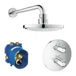Душевая система скрытого монтажа с термостатом Grohe Grohtherm 1000 (34582000)