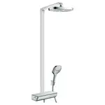 Душевая система с термостатом Hansgrohe Raindance Select E 300 2jet Showerpipe (цвет - хром) (27128000)