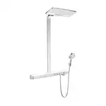 Душевая система с термостатом Hansgrohe Rainmaker Select Rainmaker Select 420 2jet Showerpipe (цвет - хром/белый) (27168400)