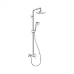 Hansgrohe Croma E Showerpipe 180 2jet Душевая система, хром/белый (27258400)