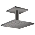 Верхний душ 250 х 250 мм Axor ShowerSolutions (цвет - матовый чёрный хром), 2 вида струи (35312340)