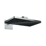 Верхній душ Hansgrohe Rainmaker Select 460 1jet з власником, чорний / хром (24003600)