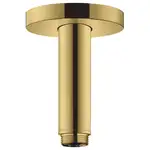 Тримач верхнього душу стельовий Hansgrohe S 100 мм, поліроване золото Optic (27393990)