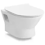 Volle FIESTA RIM унитаз подвесной без ободка, сиденье твердое SLIM slow-closing 51*36*40см (13-77-034)