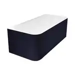 Ванна акриловая отдельностоящая с цветным фасадом Devit Up 170 x 80 x h61 см, тёмно-синий матовый (17061160BG)