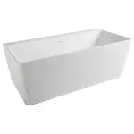 Volle Ванна 165*80*59см отдельностоящая/пристенная каменная Solid surface (12-40-051)