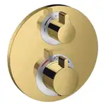 Hansgrohe Ecostat Square Термостат, Polished Gold Optic (15758990)