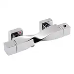 Qtap Zkrouceny Смеситель душевой термостатический, хром (QTZKR40T105C)