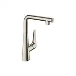 Смеситель для кухни, однорычажный Hansgrohe Talis Select S (цвет - сталь) (72820800)