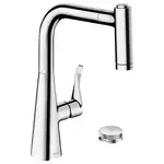 Смеситель для кухни Hansgrohe Metris Select 220 2jet, sBox (цвет - хром), с вытяжным душем (73805000)