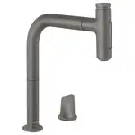 Hansgrohe Metris Select 200 Змішувач для кухні, чорний хром (73818340)