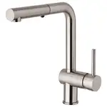 Смеситель для кухни Paffoni Light (цвет - сталь) (LIG285ST-MET)