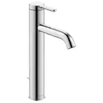 Смеситель для раковины высокий Duravit C.1 (цвет - хром), с донным клапаном, излив 136 мм (C11030001010)