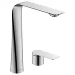 Смеситель для раковины высокий на 2 отверстия Duravit D.1 (цвет - хром) (D11130002010)