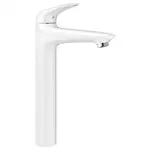 Смеситель для раковины высокий Grohe Eurostyle Solid 15XL-Size (цвет - белый) без донного клапана (23719LS3)