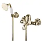 Смеситель для ванны Devit Charlestone (цвет - золото), с ручным душем (CN60012137G)