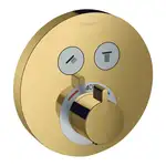 Hansgrohe ShowerSelect Термостат прихований, Polished Gold Optic (15743990)