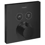 Hansgrohe ShowerSelect Термостат для душу, чорний мат (15763670)