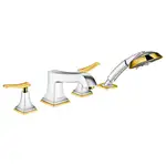 Hansgrohe Metropol Classic Смеситель на борт ванны, хром/золото (31441090)