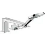 Змішувач на край ванни Hansgrohe Metropol ручка Loop Secuflex, хром (74550000)