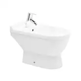 Биде напольное Duravit Starck3 65,5х36,5 см, цвет белый (удлиненное) (2234100000)