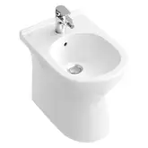 Биде напольное Villeroy & Boch O.Novo 57х36 см (альпийский белый) (54610001)