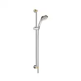 Душовий набір Hansgrohe Raindance Classic 100 3jet, chrome / gold optic (27841090)
