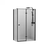 Душевая кабина Devit Up 1200 х 800 х h1900 мм правая (профиль - чёрный матовый, стекло - прозрачное) (FEN2310BR)