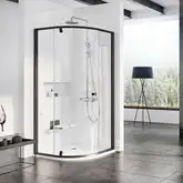 Душевая кабина Ravak Pivot PSKK3 900 х 900 х h1900 мм (профиль - чёрный, стекло - прозрачное) (37677300Z1)
