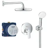 Душова система прихованого монтажу зі змішувачем Grohe Eurosmart Cosmopolitan (25219001)