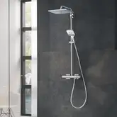 Душевая система с термостатом Grohe Rainshower, хром (26649000)