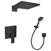Душевая система скрытого монтажа Hansgrohe Raindance 300 (цвет - чёрный матовый) (2623832545MB)