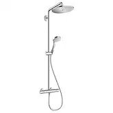 Душова система Hansgrohe Croma Select S 280 RainAir 1jet Showerpipe для душа з термостатом, хром (26790000)