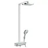 Душевая система с термостатом Hansgrohe Raindance Select E 300 2jet Showerpipe (цвет - хром) (27128000)