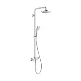 Hansgrohe Croma E Showerpipe Select 180 2jet, хром/белый (27256400)