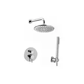 Paffoni Shower Душевая система, скрытый монтаж, хром (KITLIG018CR)