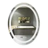 Дзеркало Qtap Mideya з антизапотіванням (DC-F801) 600х800 QT2078F801W