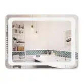 Дзеркало Qtap Mideya з антизапотіванням (DC-F908) 800х600 QT2078F908W