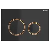 Geberit Sigma 21 Клавіша змиву, чорний/червоне золото (115.650.SJ.1)