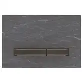 Geberit Sigma 50 Клавіша змиву, хромований чорний/сланець Mustang (115.671.JM.2)